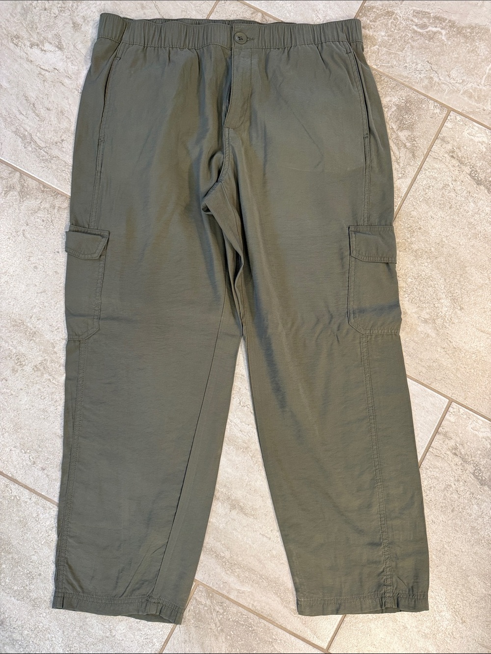 Style & Co. Olive Straight-Leg Cargo Pants